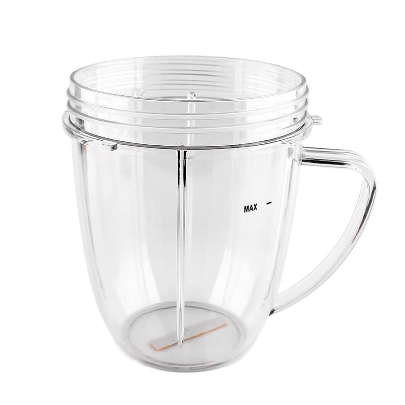 Anbige 18oz Cups With Handle Replacement Parts,Compatible with Nutribullet 600W and 900W (2 18oz Cups with Handle) - Image 2